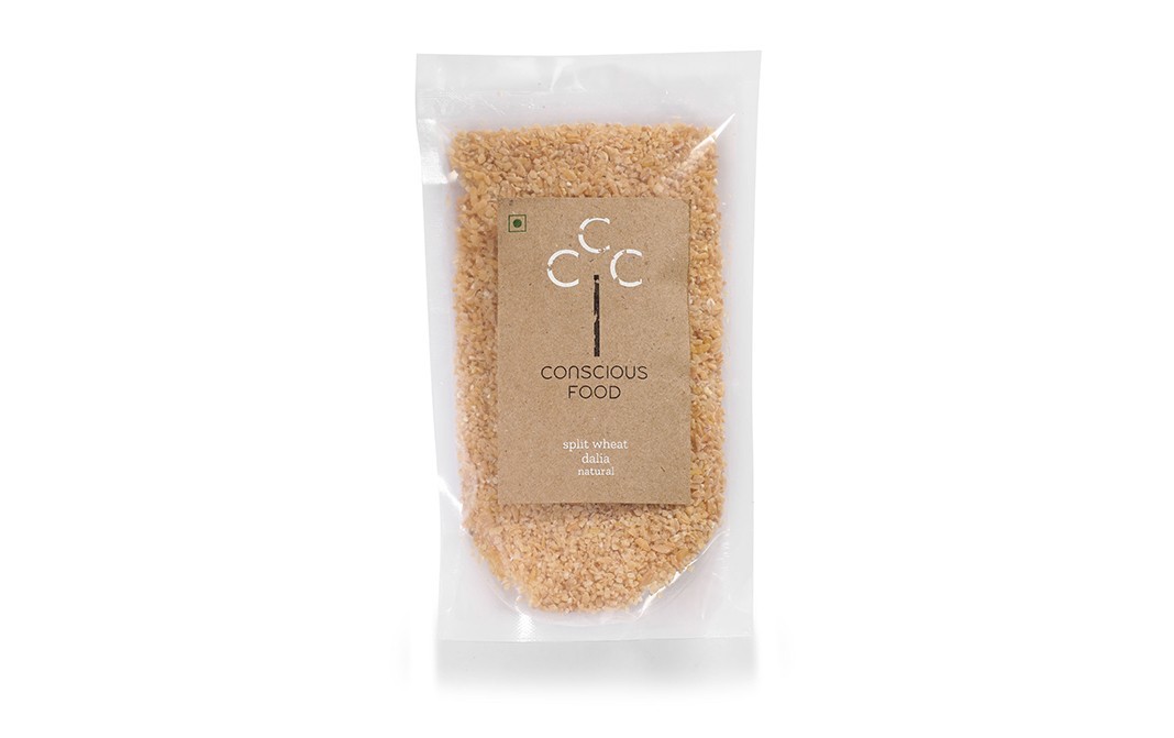 Conscious Food Split Wheat Dalia Natural   Pack  200 grams